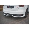 Maxton Design boční difuzory pod zadní nárazník ver.2 pro Ford Focus ST Mk3 Facelift, černý lesklý plast ABS