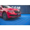 Maxton Design spoiler pod přední nárazník ver.2 pro Škoda Kamiq, carbon-Look