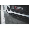 Maxton Design spoiler pod přední nárazník ver.3 pro Audi RS6 C7, černý lesklý plast ABS