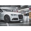 Maxton Design spoiler pod přední nárazník ver.4 pro Audi RS6 C7, černý lesklý plast ABS