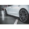 Maxton Design difuzory pod boční prahy ver.2 pro Audi RS6 C7, carbon-Look