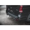 Maxton Design vložka zadního nárazníku pro Mercedes třída V W447F, černý lesklý plast ABS, AMG-Line