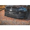 Maxton Design spoiler pod přední nárazník pro Škoda Karoq Sportline 2017-, černý lesklý plast ABS
