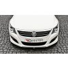 Maxton Design spoiler pod přední nárazník pro Volkswagen CC, černý lesklý plast ABS, R36 R-Line
