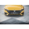Maxton Design "Racing durability" spoiler pod přední nárazník pro Volkswagen Arteon, plast ABS bez povrchové úpravy, s červenou linkou