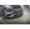 Maxton Design spoiler pod přední nárazník pro Mercedes CLA C118/AMG 35, černý lesklý plast ABS