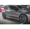 Maxton Design difuzory pod boční prahy pro Mercedes CLA C118/AMG 35, černý lesklý plast ABS