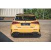 Maxton Design prodloužení spoileru pro Mercedes třída A W177 45 AMG, černý lesklý plast ABS