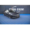 Maxton Design spoiler pod přední nárazník ver.2 pro Volkswagen Passat Mk8 (B8), černý lesklý plast ABS
