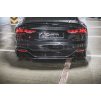Maxton Design středový spoiler zadního nárazníku pro Audi RS5 F5, černý lesklý plast ABS