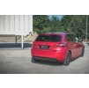 Maxton Design středový spoiler zadního nárazníku pro Peugeot 308 Mk 2 GT, carbon-Look