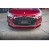 Maxton Design spoiler pod přední nárazník pro Citroen Ds4, černý lesklý plast ABS