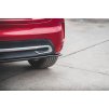 Maxton Design středový spoiler zadního nárazníku pro Citroen Ds4, černý lesklý plast ABS