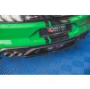 Maxton Design středový spoiler zadního nárazníku pro Ford Mustang MK6 GT Facelift, černý lesklý plast ABS