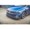 Maxton Design "Racing durability" spoiler pod přední nárazník pro Volkswagen Polo GTI Mk6, plast ABS bez povrchové úpravy