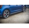 Maxton Design "Racing durability" difuzory pod boční prahy pro Volkswagen Polo GTI Mk6, plast ABS bez povrchové úpravy