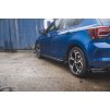 Maxton Design křidélka bočních difuzorů pro Volkswagen Polo GTI Mk6, černý lesklý plast ABS