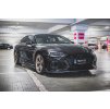 Maxton Design spoiler pod přední nárazník s křidélky ver.1 pro Audi RS5 F5, černý lesklý plast ABS