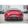 Maxton Design prodloužení spoileru pro Lexus LC, černý lesklý plast ABS