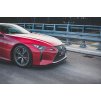 Maxton Design spoiler pod přední nárazník ver.2 pro Lexus LC, černý lesklý plast ABS
