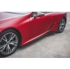 Maxton Design difuzory pod boční prahy pro Lexus LC, carbon-Look