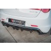 Maxton Design vložka zadního nárazníku pro Alfa Romeo Giulietta Facelift, černý lesklý plast ABS, pro jednoduchou koncovku vlevo