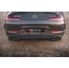 Maxton Design středový spoiler pod zadní nárazník s žebrováním pro Mercedes AMG GT 4 -Door Coupe GT 53, černý lesklý plast ABS