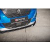 Maxton Design spoiler pod přední nárazník pro Peugeot 2008 Mk2, černý lesklý plast ABS