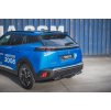 Maxton Design středový spoiler pod zadní nárazník s žebrováním pro Peugeot 2008 Mk2, carbon-Look
