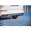 Maxton Design středový spoiler pod zadní nárazník s žebrováním pro Volvo XC60 Mk 2, carbon-Look