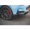 Maxton Design difuzory pod zadní nárazník s křidélky ver.7 pro Hyundai i30 N Mk3, černý lesklý plast ABS
