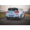 Maxton Design difuzory pod zadní nárazník s křidélky ver.7 pro Hyundai i30 N Mk3, carbon-Look