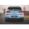 Maxton Design difuzory pod zadní nárazník s křidélky ver.7 pro Hyundai i30 N Mk3, carbon-Look