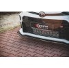 Maxton Design spoiler pod přední nárazník pro Toyota GR Yaris Mk4, černý lesklý plast ABS