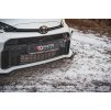 Maxton Design spoiler pod přední nárazník s křidélky ver.3 pro Toyota GR Yaris Mk3, černý lesklý plast ABS