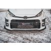 Maxton Design spoiler pod přední nárazník s křidélky ver.3 pro Toyota GR Yaris Mk3, černý lesklý plast ABS