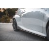 Maxton Design difuzory pod boční prahy s křidélky ver.2 pro Toyota GR Yaris Mk3, černý lesklý plast ABS