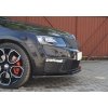 Maxton Design spoiler pod přední nárazník ver.1 pro Škoda Octavia RS Mk3, černý lesklý plast ABS