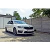 Maxton Design spoiler pod přední nárazník ver.2 pro Škoda Octavia RS Mk3, carbon-Look