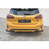 Maxton Design "Racing durability" zadní difuzor pro Ford Focus ST Mk4, plast ABS bez povrchové úpravy, s černou a červenou linkou