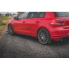 Maxton Design "Racing durability" difuzory pod boční prahy s křidélky pro Volkswagen Golf GTI Mk6, plast ABS bez povrchové úpravy