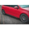 Maxton Design křidélka bočních difuzorů pro Volkswagen Golf GTI Mk6, černý lesklý plast ABS