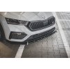 Maxton Design spoiler pod přední nárazník ver.1 pro Škoda Octavia RS Mk4, černý lesklý plast ABS