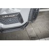 Maxton Design spoiler pod přední nárazník s křidélky ver.2 pro Škoda Octavia RS Mk4, černý lesklý plast ABS