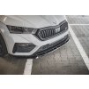 Maxton Design spoiler pod přední nárazník ver.3 pro Škoda Octavia RS Mk4, černý lesklý plast ABS