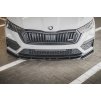 Maxton Design spoiler pod přední nárazník ver.3 pro Škoda Octavia RS Mk4, carbon-Look
