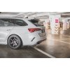Maxton Design difuzory pod zadní nárazník ver.1 pro Škoda Octavia RS Mk4, carbon-Look