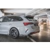 Maxton Design difuzory pod zadní nárazník s křidélky ver.2 pro Škoda Octavia RS Mk4, černý lesklý plast ABS
