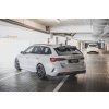 Maxton Design difuzory pod zadní nárazník s křidélky ver.2 pro Škoda Octavia RS Mk4, černý lesklý plast ABS