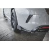 Maxton Design difuzory pod zadní nárazník s křidélky ver.2 pro Škoda Octavia RS Mk4, carbon-Look